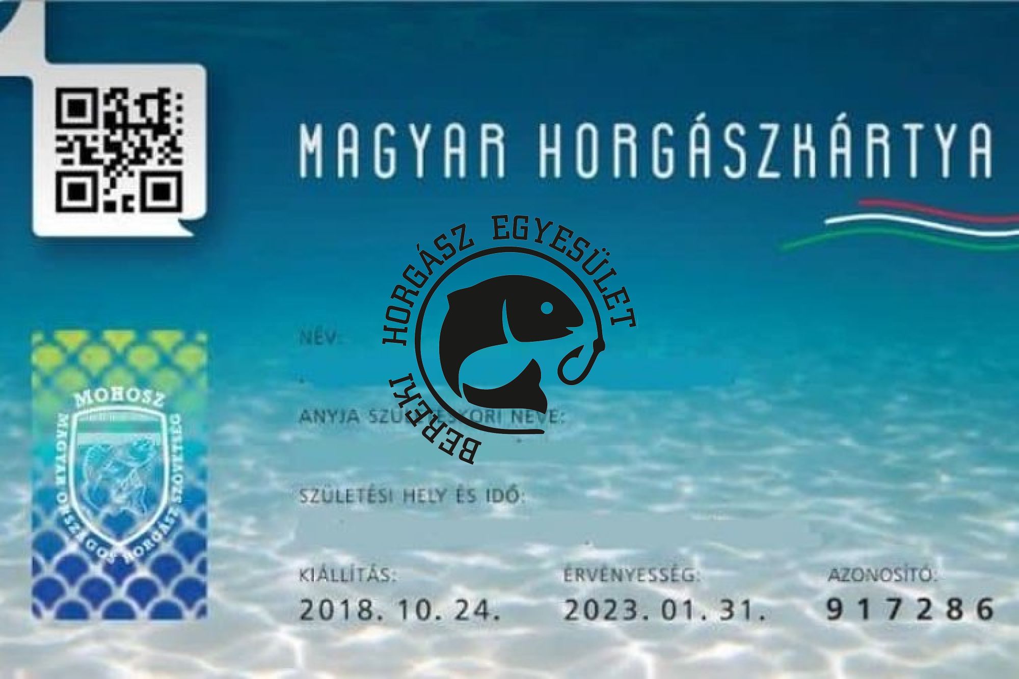 Horgászkártya!